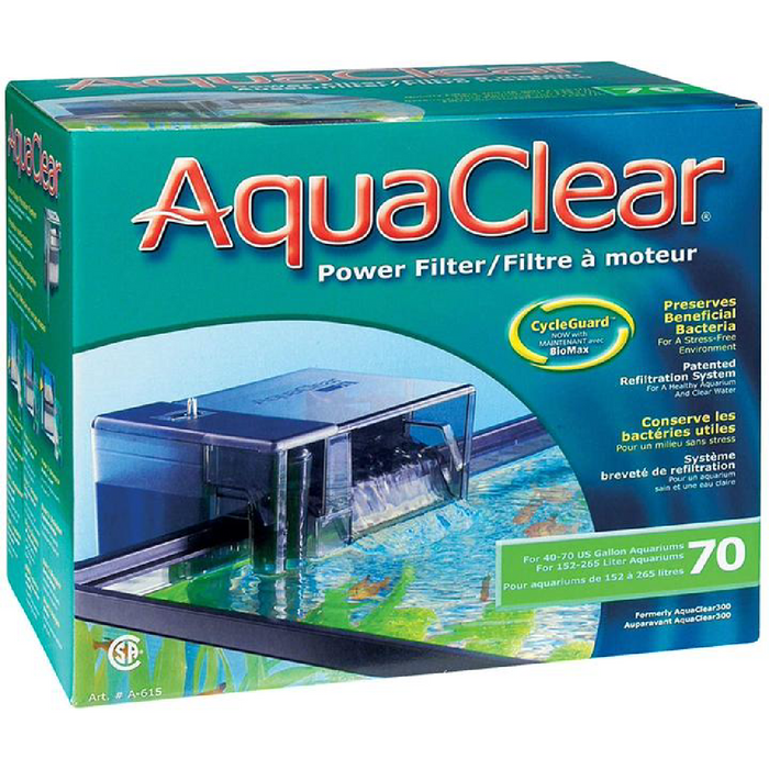 AquaClear 70 - Aquarium Filter - HOB Aquarium Filter