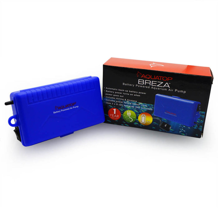 Breza Automatic Battery Back-up Air Pump | AquaTop