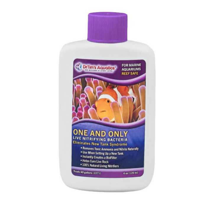 One and Only 4oz | Saltwater | Live Nitrifying Bacteria | Dr Tim's Aquatics