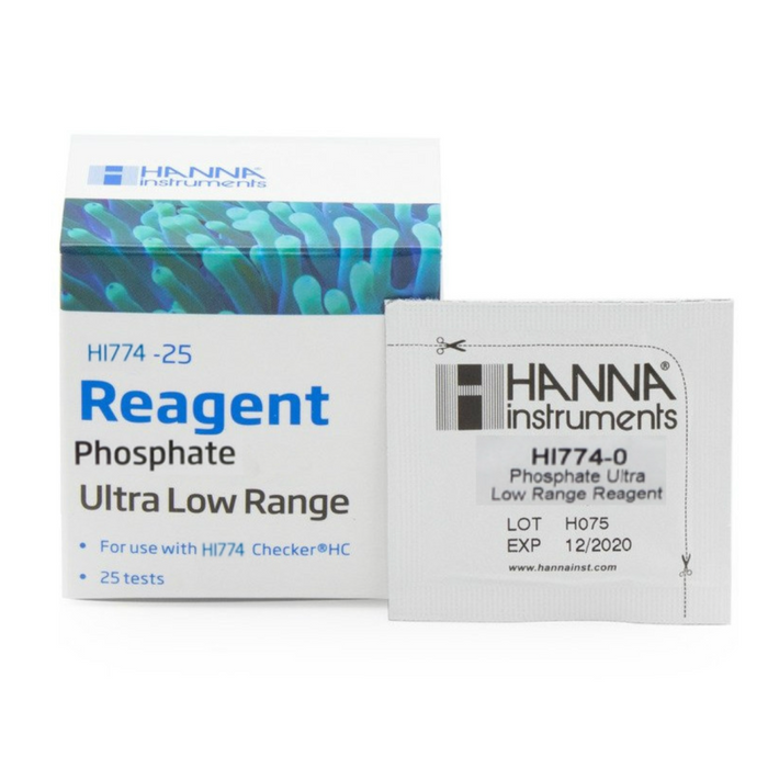 Phosphate Ultra Low Range Checker® HI774 HC Reagents (25 Tests)