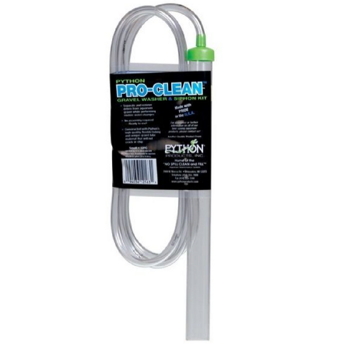 Python Gravel Tube 12" long 1' wide Pro-Clean Gravel Washer & Siphon Kit