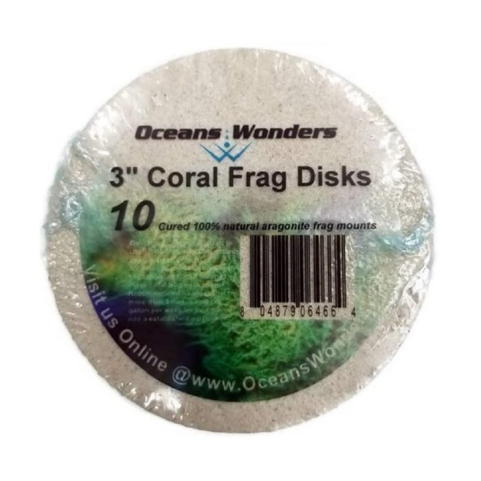 Agrocrete XXL 3" Coral Frag Disks | Ocean Wonders