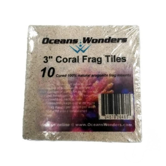 Agrocrete XXL 3" Coral Frag Tiles | Ocean Wonders