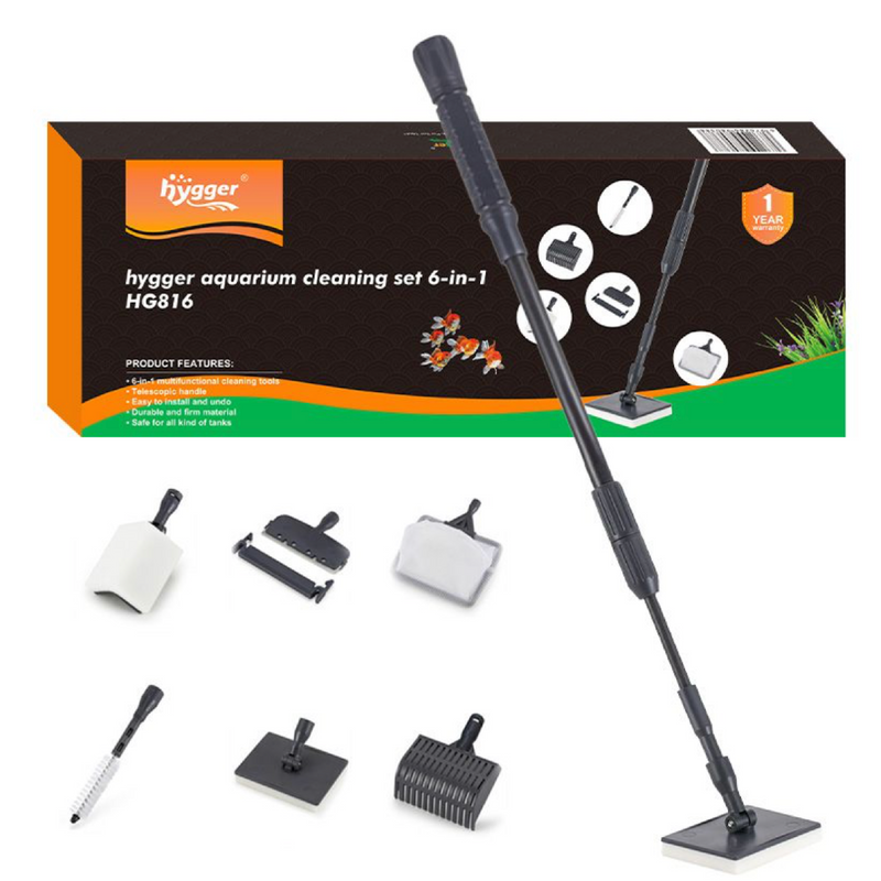 Aquarium Cleaning Set 6-in-1 | Hygger