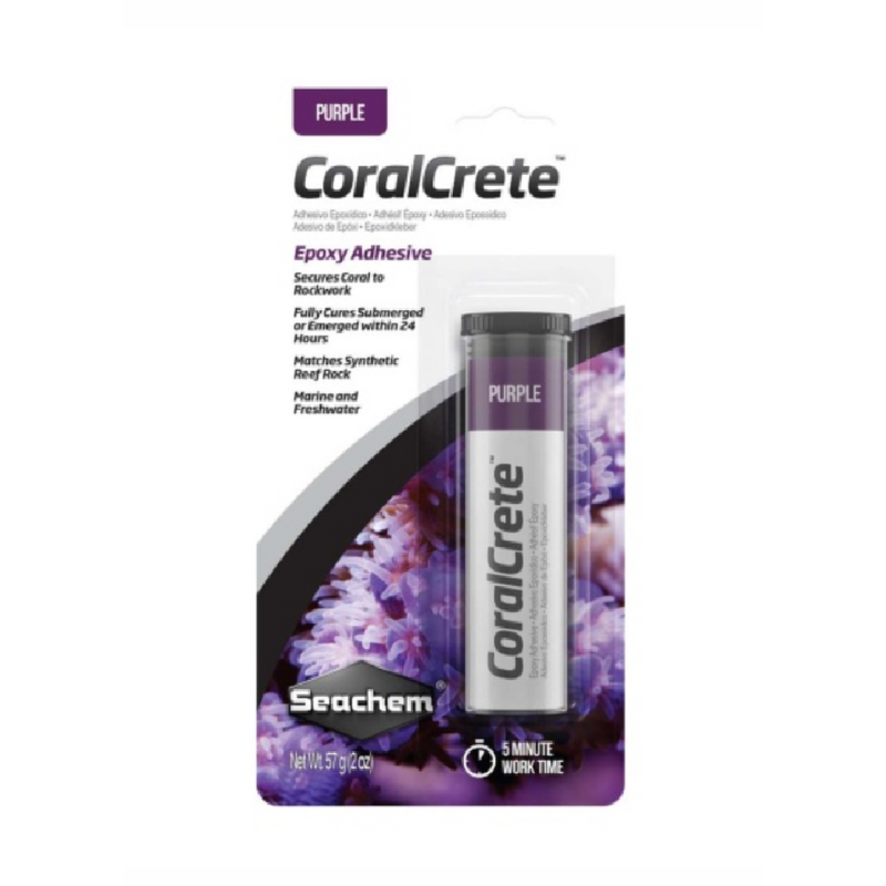 CoralCrete Purple Epoxy | 2 oz | Seachem