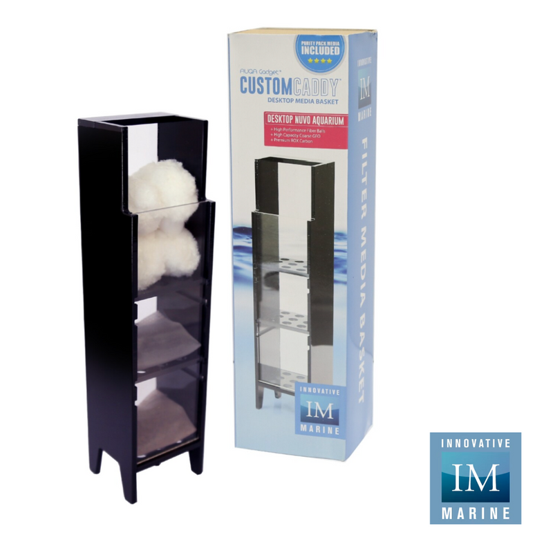 CustomCaddy™ Customizable Filter Media Basket w/ Media [Desktop] | Innovative Marine