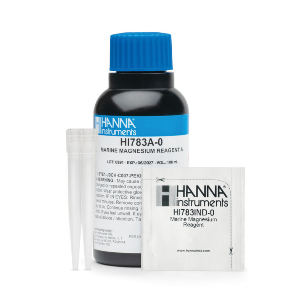 Marine Magnesium Checker® Reagents (25 Tests) | Hanna Instruments ...