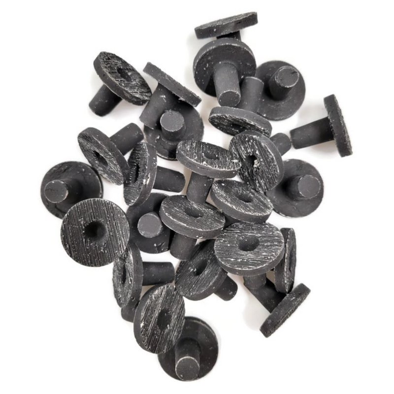 NextGen 1" Ceramic HAWAIIAN BLACK Coral Frag Plugs | 100ct | Ocean Wonders