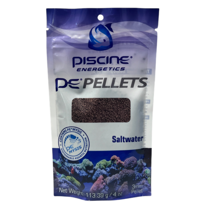 PE Mysis Pellets Saltwater 3mm - 4oz