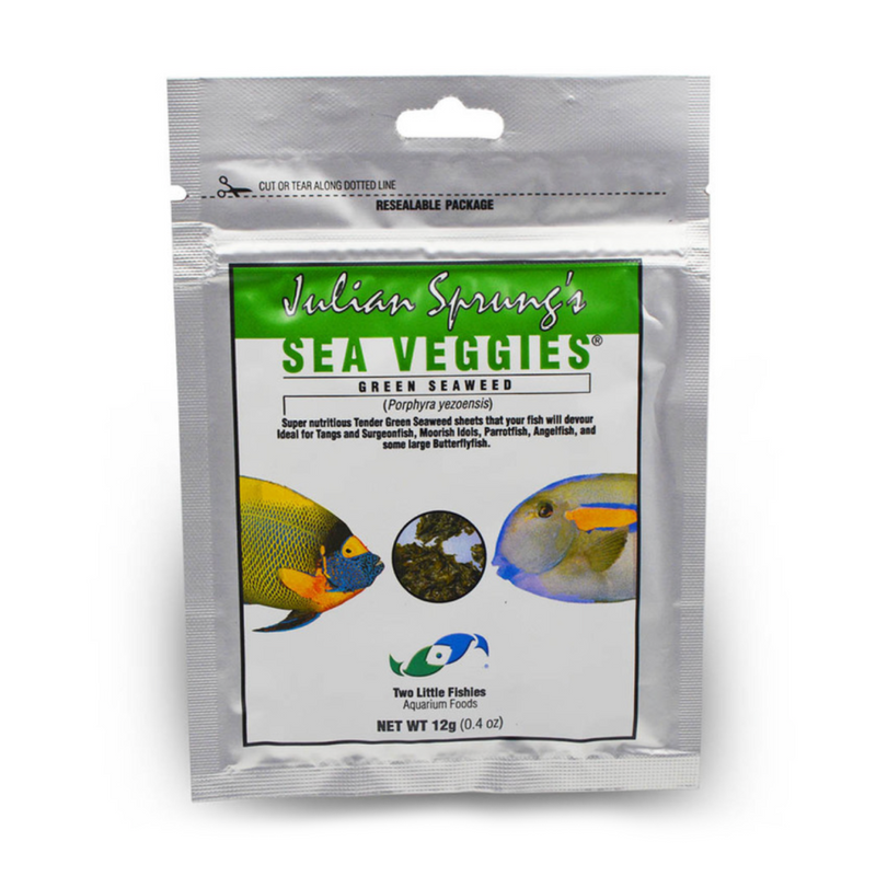 Two Little Fishies Sea Veg-Green Seaweed, 30 gr