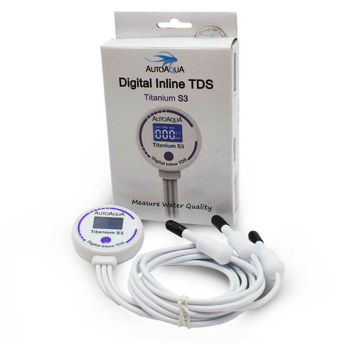 Digital Inline TDS Meter | Titanium S3 | AutoAqua