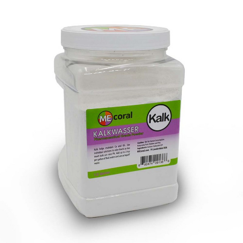 Kalkwasser Pharma Grade | Calcium Hydroxide | (1/2 Gal - 2.5 lbs) | ME Coral