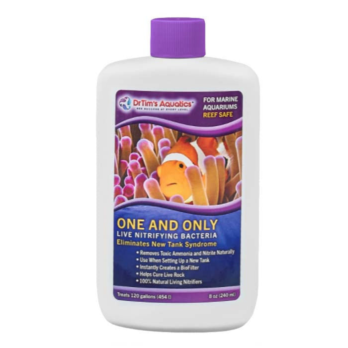 One and Only 8oz |  Saltwater | Live Nitrifying Bacteria | Dr Tim's Aquatics