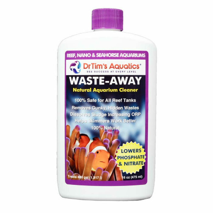 Waste-Away Saltwater | 16 oz 480 Gallons | Dr Tim's Aquatics